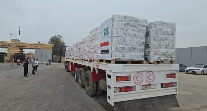 Bantuan BAZNAS Bersama Mishr Al Kheir Berhasil Masuk Rafah
