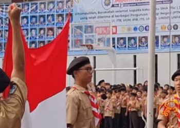 Jakarta Islamic School Gelar Upacara untuk Memperingati Hari Pramuka ke-64