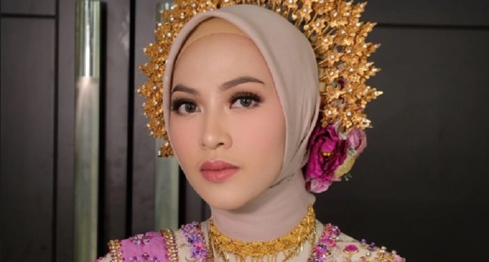 Penampilan Feby Putri di Hari Pernikahannya dengan Adam Febrian