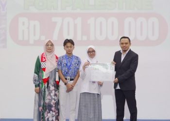 Syafana Islamic School Salurkan Infak Kemanusiaan Palestina Sebesar Rp701 Juta melalui BAZNAS RI