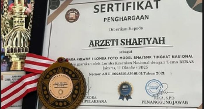 Arzeti Shafiyah, Siswi Jakarta Islamic School yang Teladan dan Mandiri