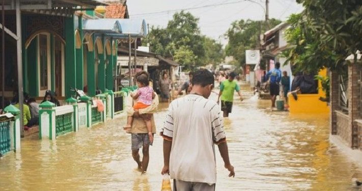 20 RT di Jakarta Terendam Banjir Akibat Meluapnya Sungai Ciliwung