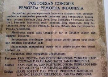 Ketahui Isi Ikrar Teks Sumpah Pemuda