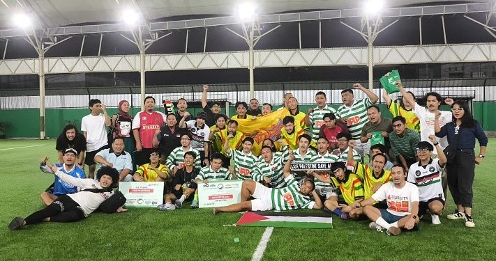 Sejumlah Musisi Hingga Seniman Tergabung Dalam KOMS & HOPE Gelar Charity Match Untuk Palestina Berkolaboraksi Dompet Dhuafa
