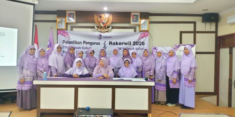 Pengurus Wilayah Salimah Kalsel Selenggarakan Pelantikan Pengurus Baru