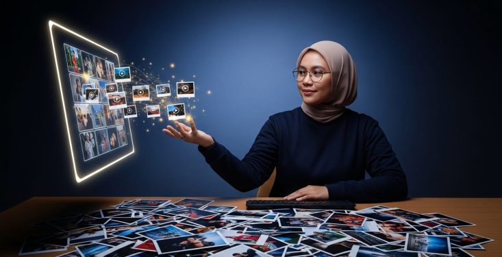 Cara Membuat Video 5 Foto Pakai Pippit