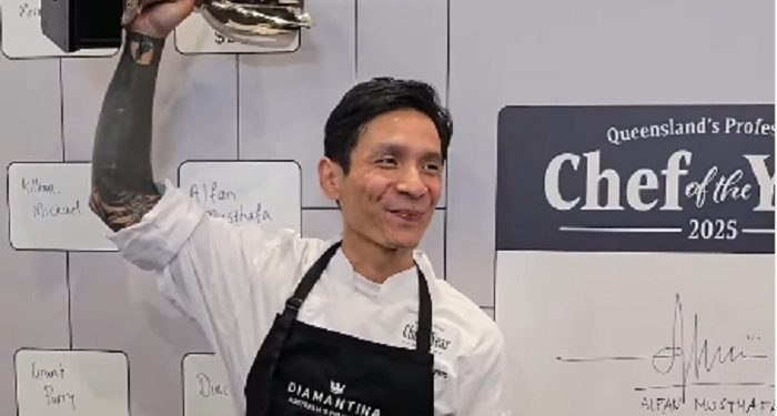 Berkat Sajian Sate Maranggi, Alfan Musthafa Raih Gelar Queensland Chef of the Year 2025 di Australia