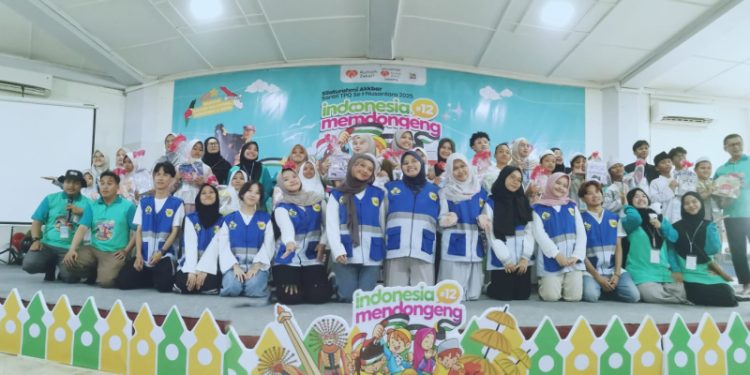 Indonesia Mendongeng 12 Ajak Santri TPQ Se-Nusantara 2025 Peduli Palestina dan Korban Banjir Sumatera