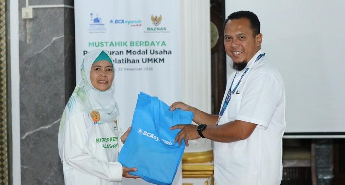 BAZNAS dan BCA Syariah Perkuat Pemberdayaan UMKM Mustahik melalui Penyaluran Modal Usaha dan Pelatihan