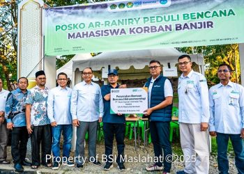 BSI Maslahat dan BSI Perkuat Dukungan Korban Banjir Aceh dengan Bantuan Komunikasi dan Logistik
