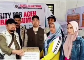 Keluarga Besar Mam Fifi dan Jakarta Islamic School Adakan Charity untuk Aceh, Sumbar dan Sumut