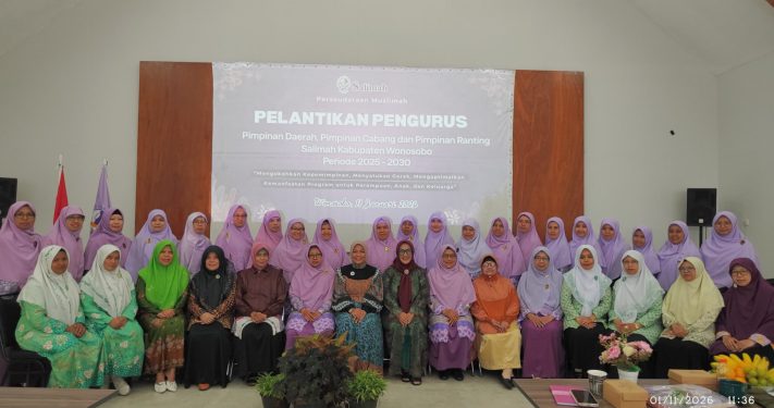Pelantikan Pengurus Salimah Wonosobo Dihadiri Istri Bupati