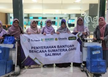 Bawa Bantuan, Salimah dan Yakesma Bertolak Menuju Aceh