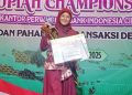 Penerima Beasiswa Cendekia BAZNAS Raih Juara 3 International Health Essay