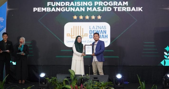 LAZNAS Dewan Dakwah Raih Penghargaan Fundraising Pembangunan Masjid Terbaik di IFA Award 2025