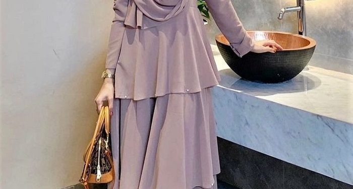 Model Gamis Potongan Dua Tingkat bisa Jadi Rekomendasi untuk Lebaran 2026