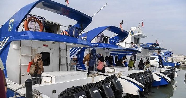 Kapal Cepat dari Pelabuhan Muara Angke Menuju Kepulauan Seribu Dihentikan Sementara