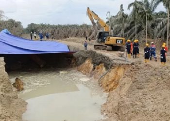 Ledakan Pipa Gas Mengakibatkan Lima Rumah Warga Rusak di Riau