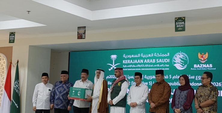 BAZNAS Salurkan Paket Pangan Bantuan Raja Salman untuk Masyarakat Indonesia Tahun 2026