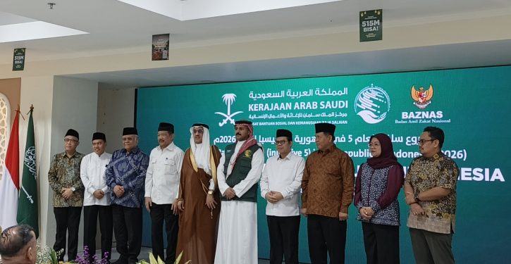 Pusat Bantuan Kemanusiaan dan Pertolongan Raja Salman (KSrelief) dan BAZNAS RI Salurkan 7.000 Bantuan Paket Pangan