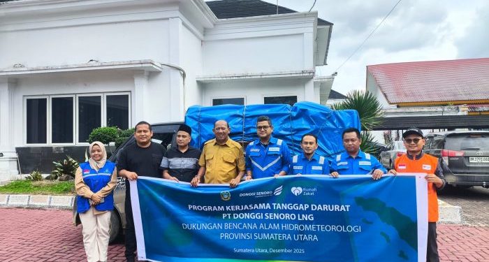 PT Donggi Senoro LNG dan Rumah Zakat Salurkan 100 Paket Hygiene Kit untuk Penyintas Banjir di Besitang