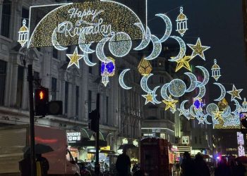 Lampu Hias Ramadhan Terangi Kota Belgia