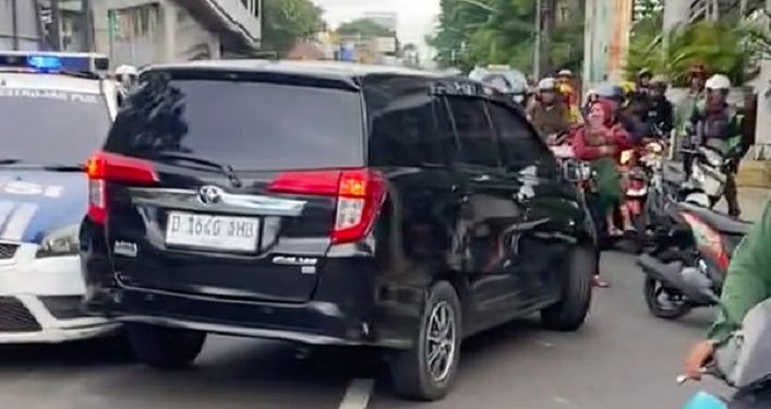 Kronologi Pengendara Mobil Ugal-Ugalan di Jakarta Pusat