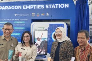 ParagonCorp Bersama DLH Pemprov DKI Jakarta dan Transjakarta Resmikan Paragon Empties Station di Halte CSW Jakarta