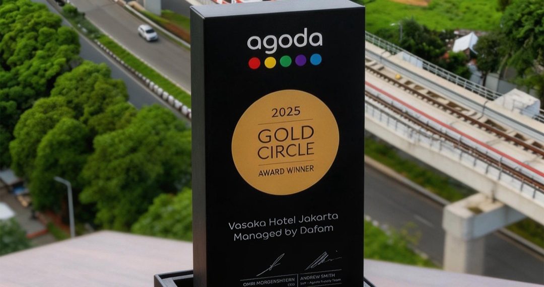 Vasaka Hotel Jakarta Raih Gold Circle dari Agoda