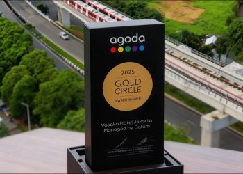 Vasaka Hotel Jakarta Raih Gold Circle dari Agoda