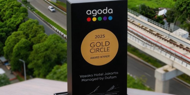 Vasaka Hotel Jakarta Raih Gold Circle dari Agoda