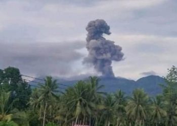 Gunung Api Dukono di Maluku Utara Kembali Erupsi Setinggi 1.100 Meter di Atas Puncak