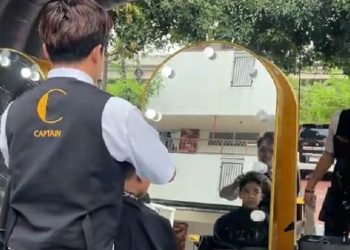 Operasi Tertib Rambut di SMP dan SMA JISc, Gandeng Captain Barbershop