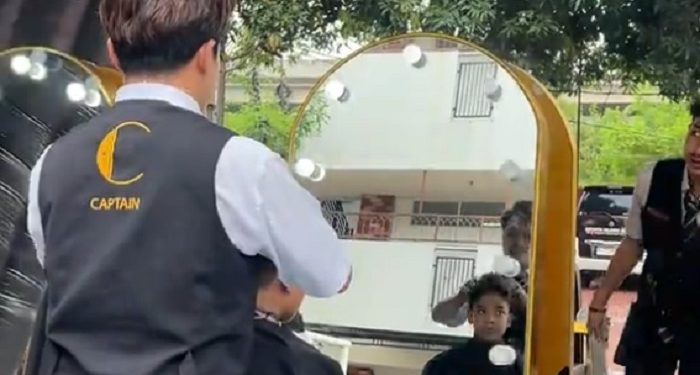 Operasi Tertib Rambut di SMP dan SMA JISc, Gandeng Captain Barbershop