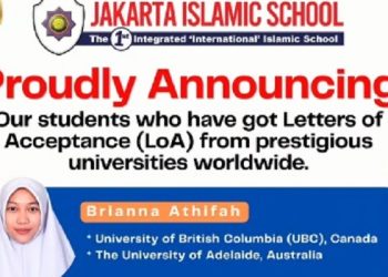 Siswa JISc Berprestasi Raih LoA dari Universitas Ternama Dunia
