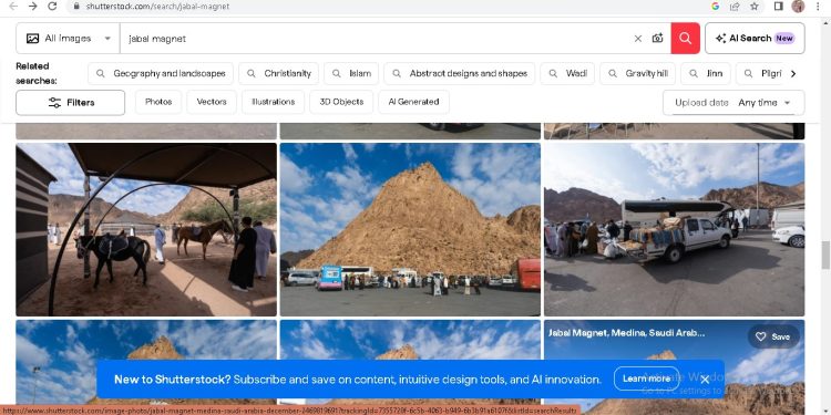 Jabal Magnet, Destinasi Wisata yang Unik di Kota Madinah