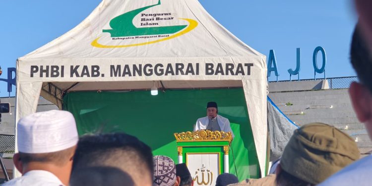 Khotbah Iduladha di Labuan Bajo, UBN Tekankan Pentingnya Dialog Iman Orang Tua dan Anak