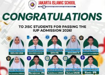 Siswa Jakarta Islamic School Lolos IUP Admission 2026, Bukti Kualitas Pendidikan Bertaraf Internasional