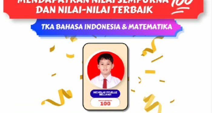 Siswa SD JISc Raih Nilai Terbaik TKA, Bukti Semangat Belajar dan Prestasi Gemilang