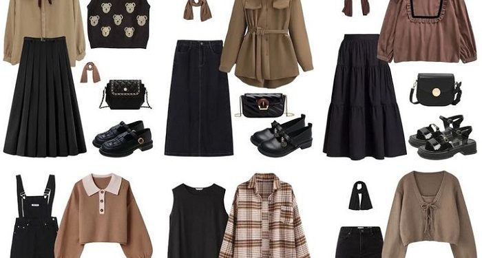 Tips Mix and Match Outfit Coklat dan Hitam