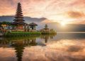 Daerah Tujuan Wisata Ulun Danu Beratan Bali Dikenal Unik Bangunan Pura Mengapung Atas Danau