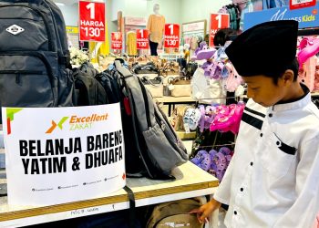 Excellent Zakat Bahagiakan 30 Anak Yatim melalui Program Belanja Bareng di Ramayana Square Pekalongan