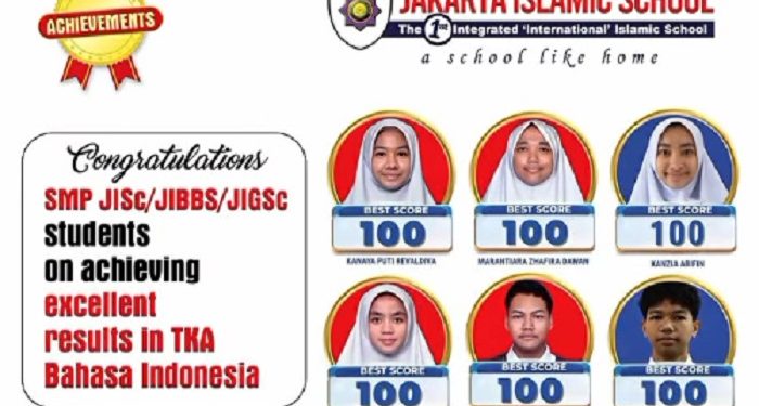 Siswa SMP Jakarta Islamic School Raih Prestasi Gemilang pada TKA 2026, Enam Siswa Cetak Nilai Sempurna