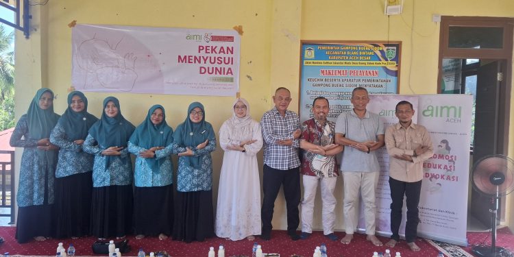 Dukungan Keluarga Jadi Kunci Keberhasilan Menyusui, AIMI Daerah Aceh Awali Pekan Menyusui Dunia 2026 dari Gampong