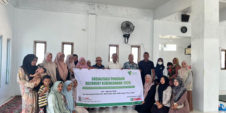 Perkuat Layanan Kesehatan Pascabencana, LKC Dompet Dhuafa Aceh Gandeng Masyarakat Gampong Meunasah Lhok