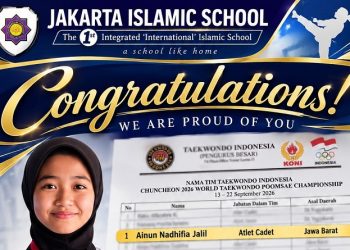 Siswa JISc, Ainun Nadhifia Jalil Torehkan Prestasi Taekwondo, Siap Berlaga di Kejuaraan Dunia Korea