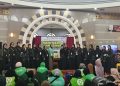 Dompet Dhuafa Bersama Muslimah Fatahillah Community Ajak 101 Muslimah Ojek Daring Ikuti Kajian Hingga Terima Sembako