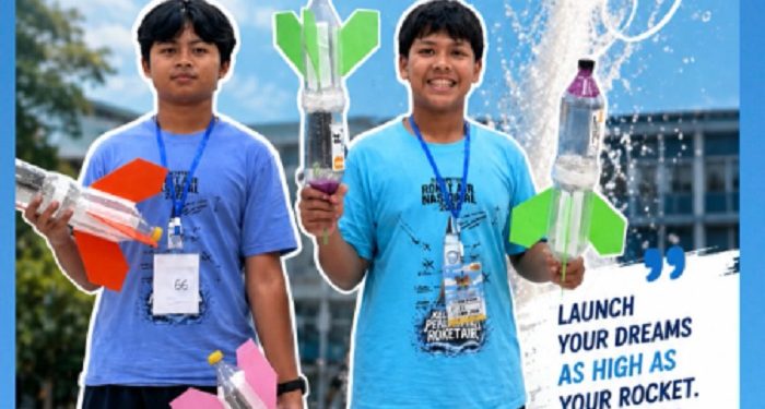 Belajar Sains Jadi Lebih Seru, Siswa JIBS Uji Coba Roket Air