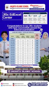 Siswa Jakarta Islamic School Raih Hasil Gemilang di Ujian IGCSE Edexcel May Series