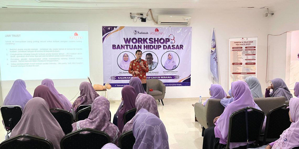 Salimah Gandeng RSIA Pasutri Bogor Bekali Pengurus Kemampuan Bantuan Hidup Dasar